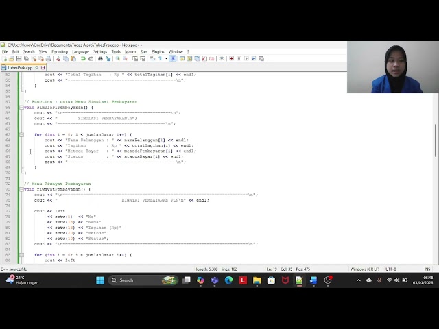 Tugas Besar Praktikum : SI Pembayaran PLN Tanpa Inputan - Adystya Anandita 4525210003