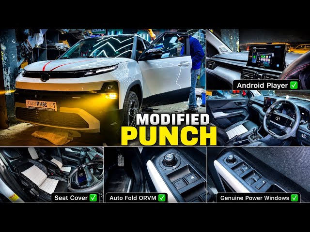 Tata Punch Base to Top Modification With Price ✅ Tata Punch Modified With Price