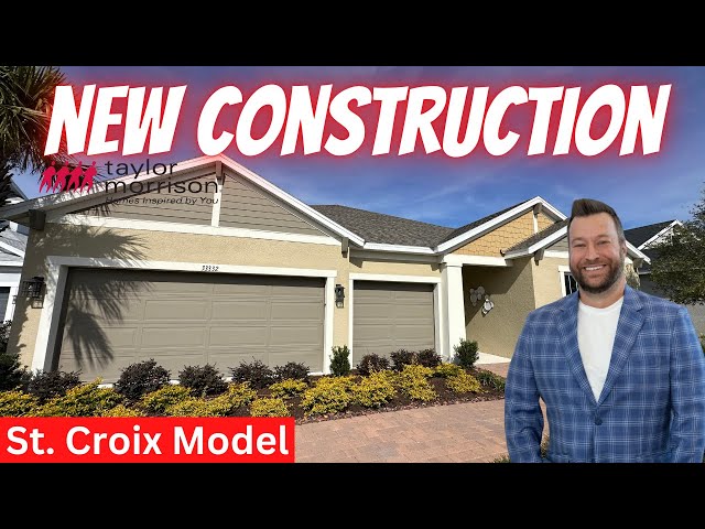 Inside Taylor Morrison St Croix Model New Homes in Wesley Chapel Florida River Landing Community
