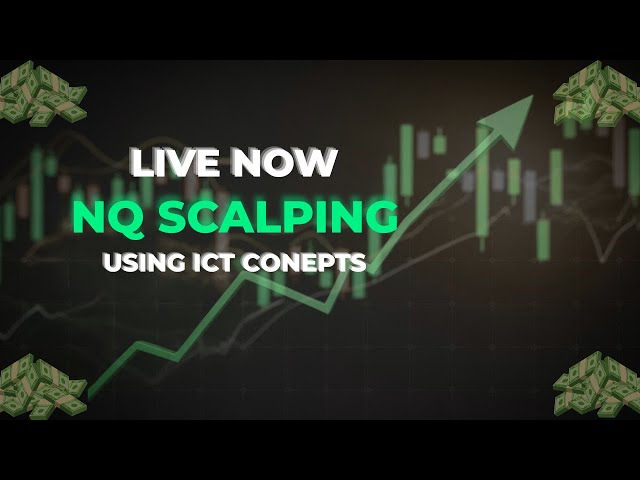 🔴 Live Trading NASDAQ Futures: ICT Concepts & Prop Firm Trading (NY Session)