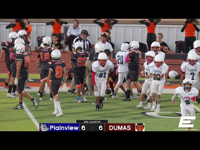 Plainview 7th A team vs dumas 7th A
