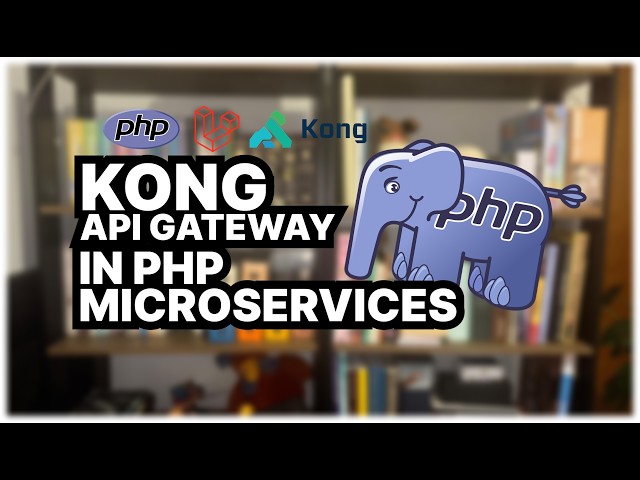 Kong Api Gateway applied to PHP Microservices