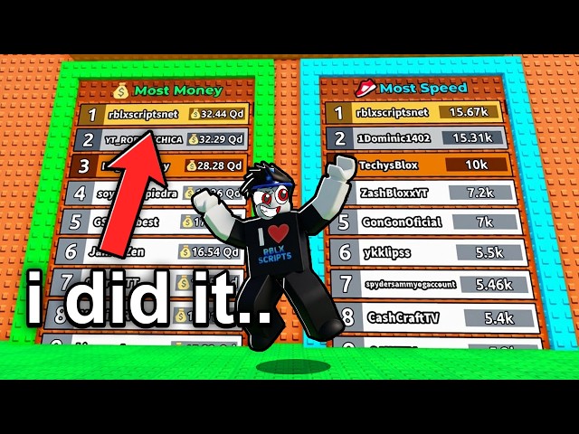 I Used HACKS To Get On LEADERBOARD In Escape Tsunami For Brainrots Script!