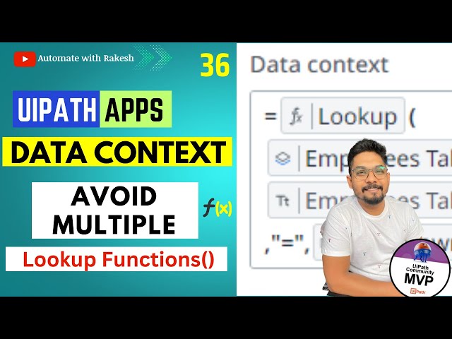 UiPath Apps Data Context | How to Use UiPath Apps Data Context for Beginners