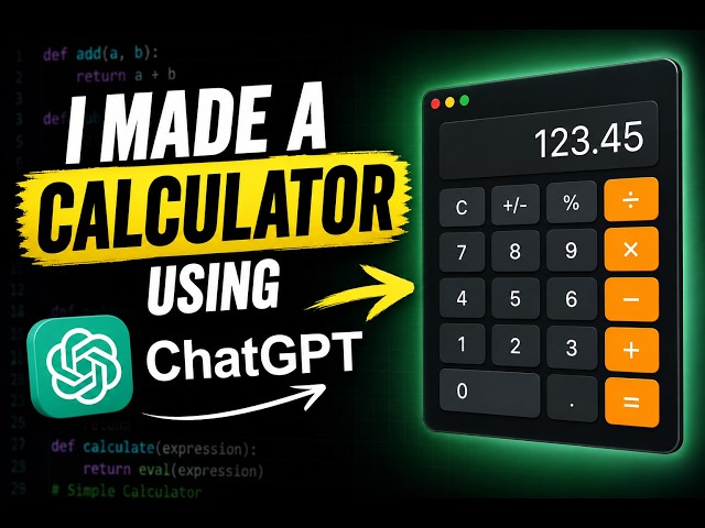 I Built a Calculator Using ChatGPT in Under 10 Minutes! | CODE FUSION #coding #chatgpt