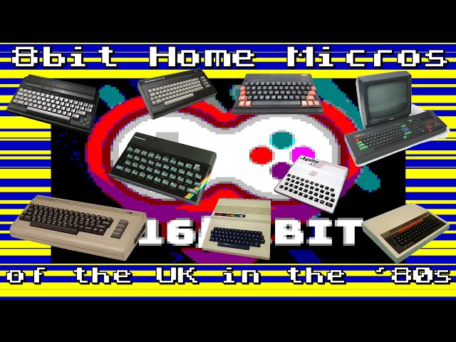 The 8bit Home Computers of the UK in the 1980s