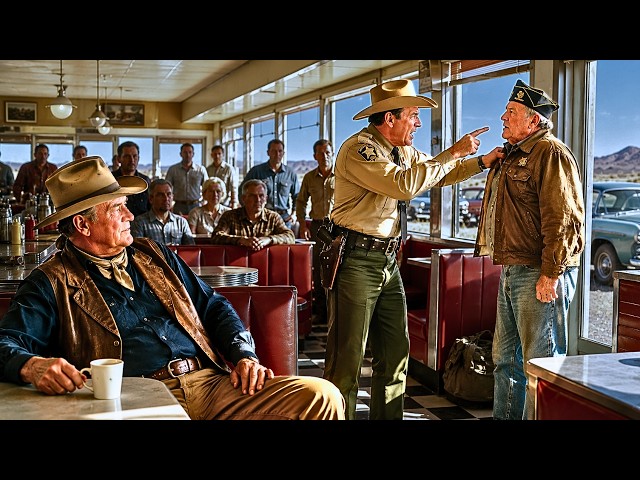 John Wayne Watched a Sheriff Throw a Veteran Out of a Diner on Route 66 — Seconds Later, Everyone Fr