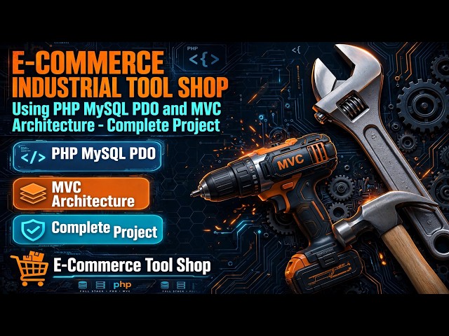 E Commerce Industrial Tool Shop Using PHP MySQL PDO and MVC architecture