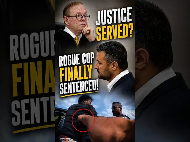 Corrupt cop SENTENCED: was JUSTICE served? #policeaccountability  #roguecop