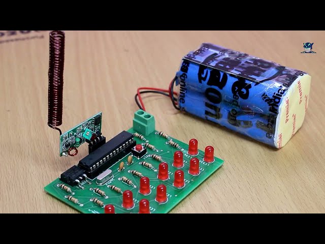 12 channel transmitter and receiver using 433 MHz