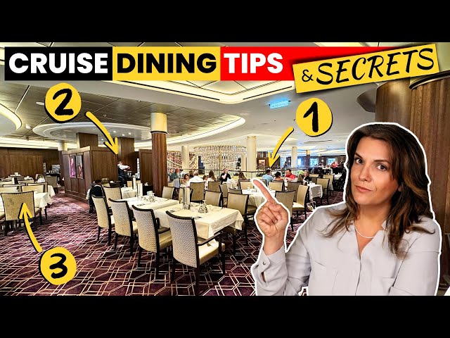 13 CRUISE DINING Tips & Secrets To Know BEFORE Your Cruise!