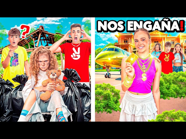 DESCUBRIMOS QUE LA NIÑA POBRE ES MILLONARIA…*video importante!*