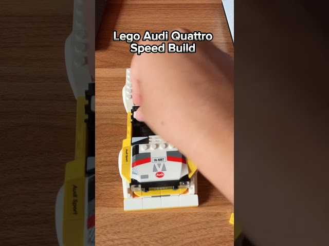 Lego Audi Quattro Timelapse