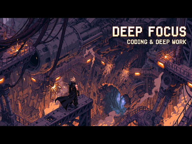 Cyberpunk Lofi ⚡ Sister Ray Cannon | Coding & Deep Work Music · FF7