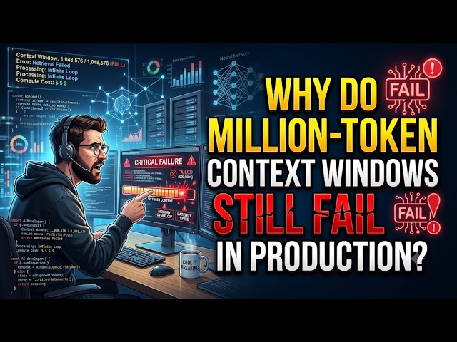 Why do million-token context windows still fail in production?