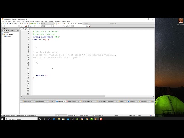 C++ Tutorial Tagalog 59 References