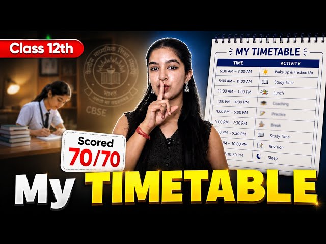 I Scored 100/100 in PCM 🔥 My Exact Daily Timetable