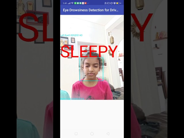 Real-time Driver Drowsiness Detection for Android App