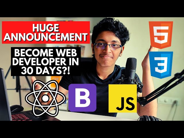 LAUNCHING WEB DEV MENTORSHIP PROGRAM🔥 | Become a Web Developer in JUST 30 Days!