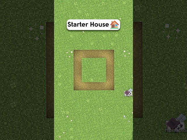 Minecraft Easy Starter House🏠