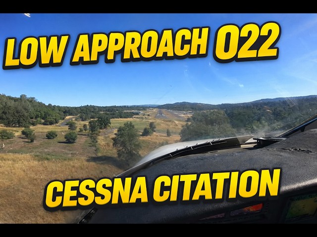 Cessna Citation 550 Landing at O22, RW35.  No trees were harmed in the making of this video.