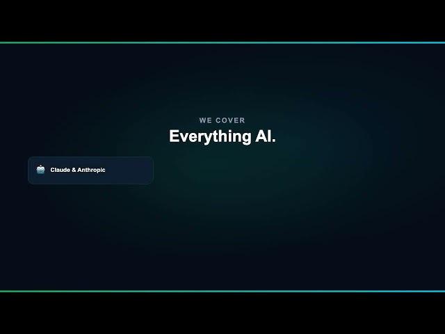 The AI Channel That Keeps You Ahead. Every Week.