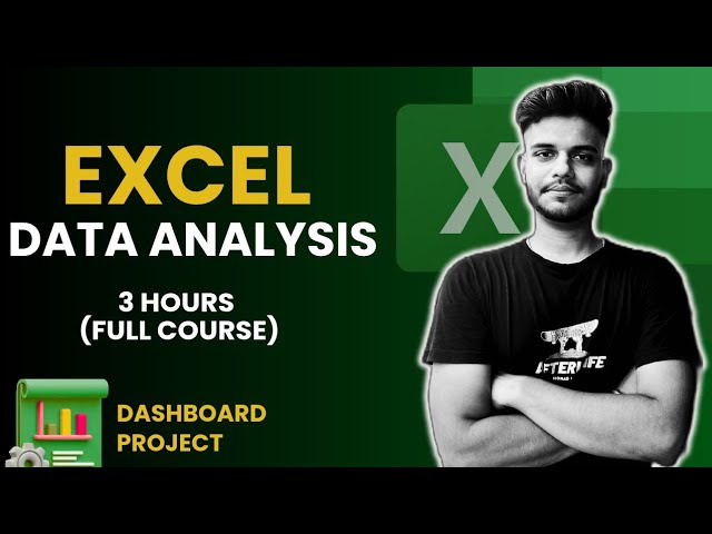 Complete Excel for Data Analysis (2025)🔥| Job-Ready Skills + Project with Free Files