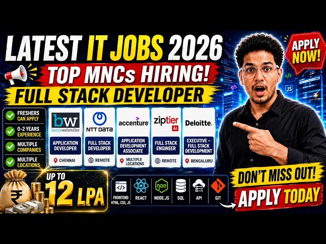 Latest Full Stack Developer Jobs | Apply Now