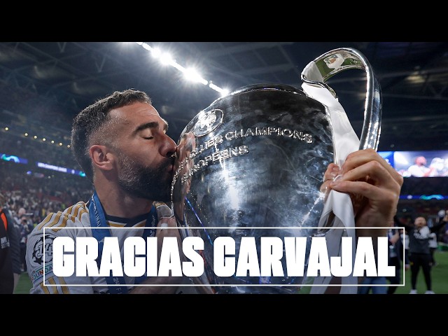 Gracias, DANI CARVAJAL | El homenaje del REAL MADRID a una LEYENDA