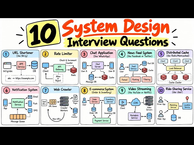 Don't Skip These 10 System Design Interview Questions