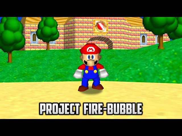 ⭐ Project Fire-bubble (Super Mario 64) - Longplay