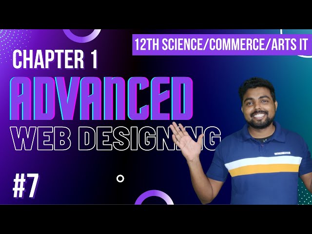 #7 Advanced Web Designing | 12th IT | Maharashtra Board | position in css |#html #css