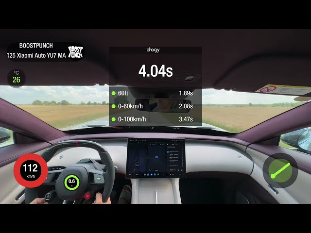 XIAOMI YU7 MAX EV 4WD 2025 STOCK. 0-200 ACCELERATION 
