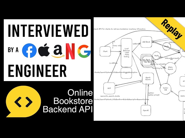 Online Bookstore Backend API: System Design Interview with a FAANG Engineer