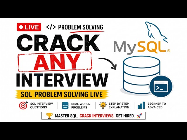 MySQL Live Problem Solving | SQL Interview Questions | LeetCode SQL Solutions | Learn SQL Live