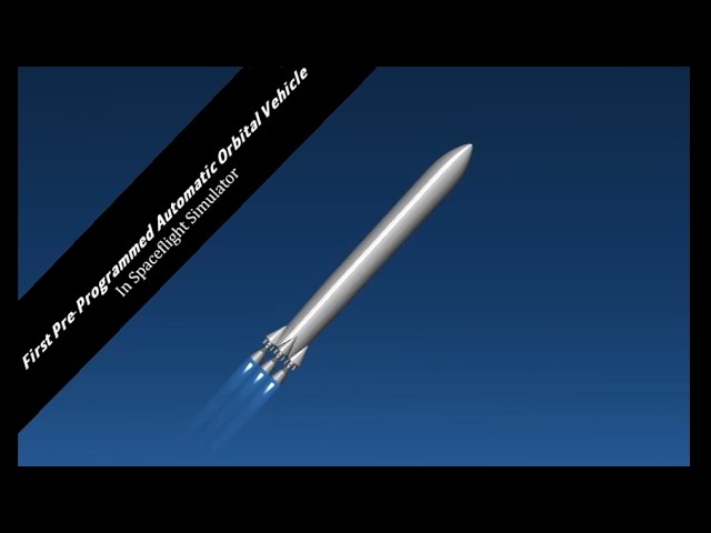 SFS; Self Orbiting Rocket!