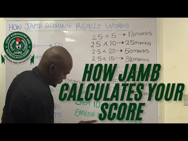 HOW JAMB SCORING REALLY WORKS/(What They Don’t Tell You)