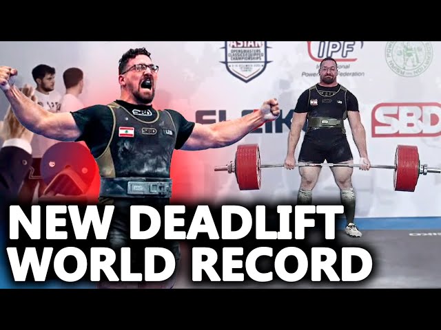Etienne El Chaer Set a NEW Deadlift WORLD RECORD!