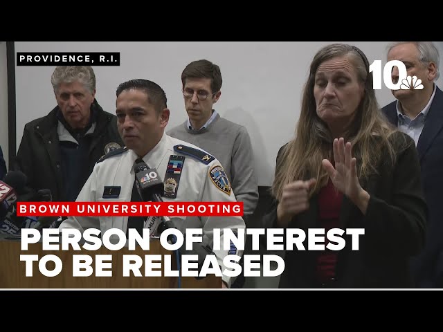 Providence police press conference on Brown University shooting