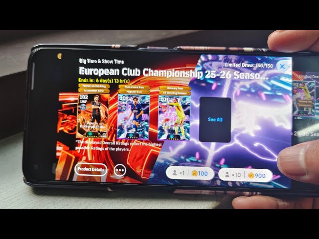 ×1 FREE TRY BIG TIME UCL PACK OPENING 😱💯 TRICK TO GET BIG TIME KVARATSKHELIA, VITINHA, RAYA #shorts