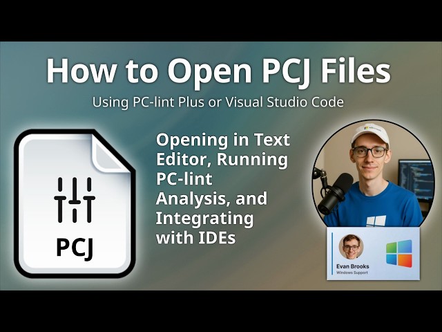 How to Open PCJ Files (PC-lint Project)