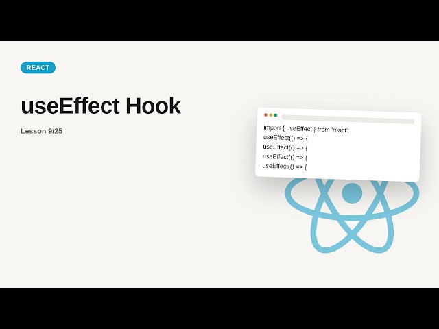 React JS + Redux - Web development basic Series: useEffect Hook