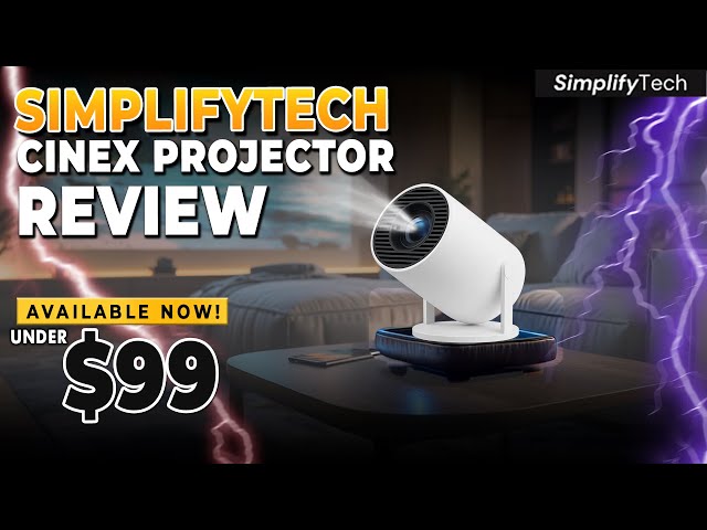 🔥CineX Mini Projector Review 2025 – Can It Replace Your TV? 🔥$1000 Projector at 95% Off!