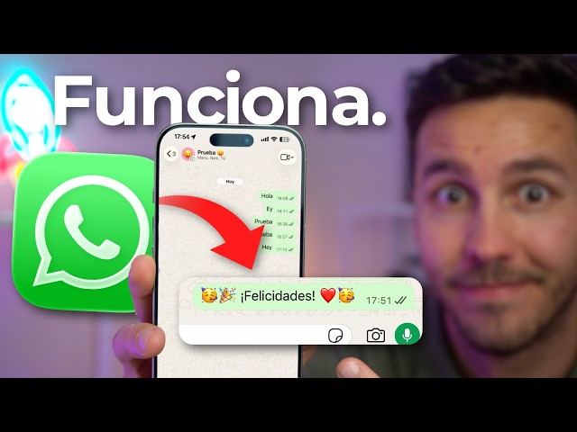 Schedule messages on WhatsApp on iPhone (2026) ⏳ This is the only way!