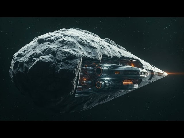 Alien spaceship in the form of an asteroid flying to Earth | HFY Sci-Fi Story