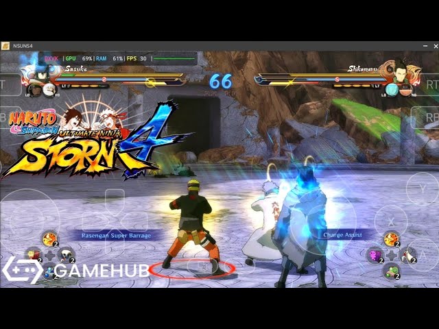 Gamehub 5.1.0 - Naruto Storm 4 (Windows) on Android