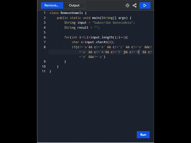 Remove Vowels from String in Java | Remove All Vowels from the String | Java Vowels | Tamil