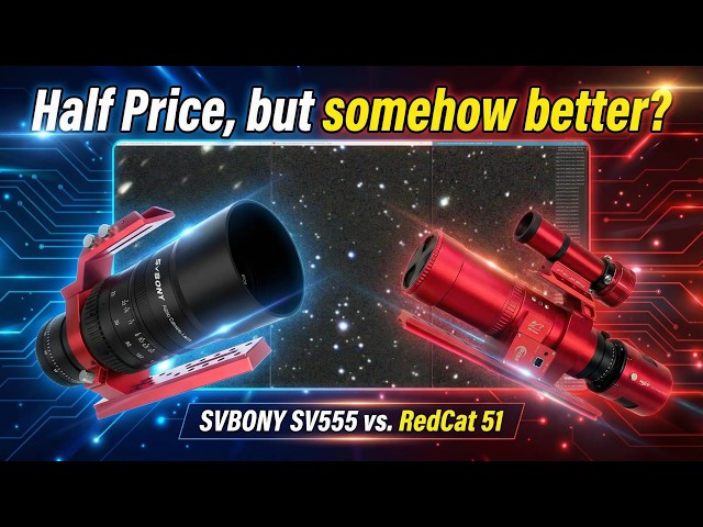 Can the SVBONY SV555 Compete with the RedCat 51?(1-Hour Stack Shootout) | Unboxing, Assembly, Review