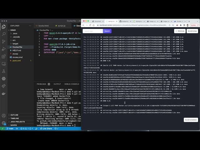 Hosting Springboot App on render.com