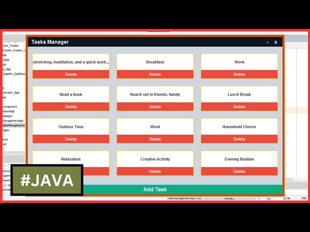 Java Project Tutorial - Create a To Do List Project In Java NetBeans | Java Tasks Management Project